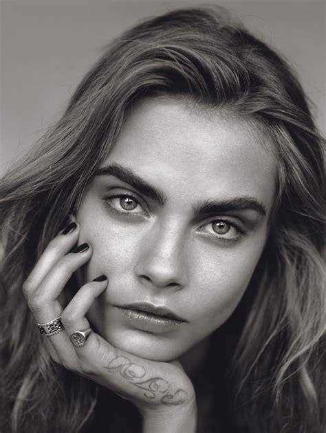 Cara Delevingne As The Face For Vogue Uk January 2014 Cara