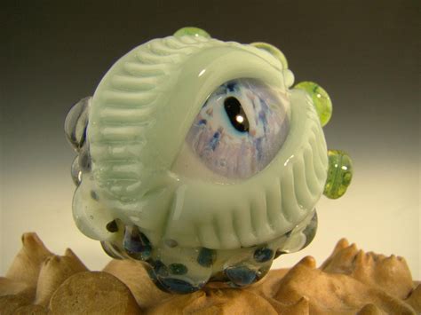 1 9 Glass Art Eyeball Marble Eye Lampwork Collectible Orb By Tim Mazet Art And Collectibles