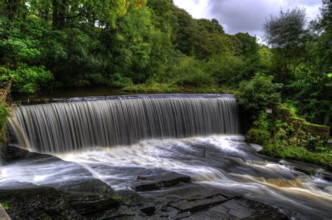 Yarrow Valley Park Weir Birkacre Chorley Lancashire England A