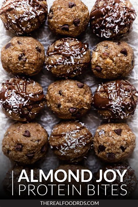 Paleo Almond Joy Protein Bites Recipe Protein Bites Preworkout