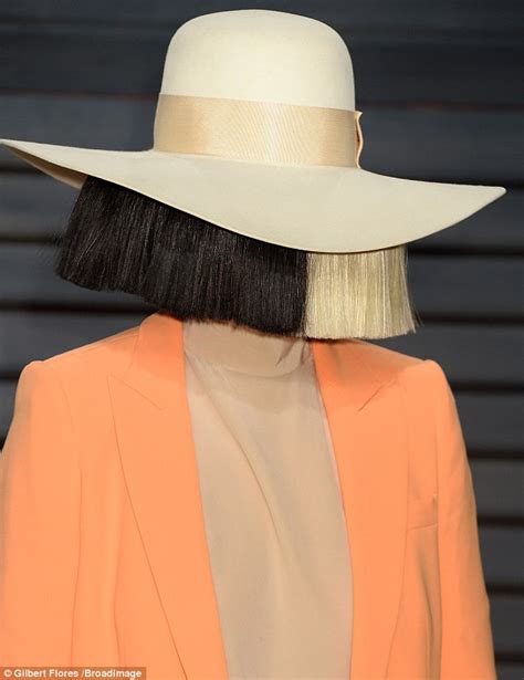 Sia Continues Covering Her Face At Post Oscars Party
