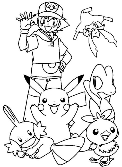 Dibujos Para Imprimir Y Colorear De Pokemon Para Niños Pokemon