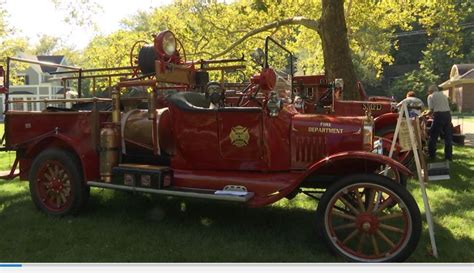 Memories Being Made At Local Antique Fire Apparatus Show