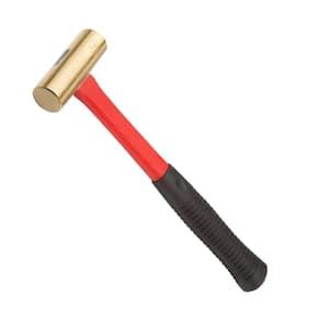 TEKTON 16 Oz Jacketed Fiberglass Brass Hammer 30903 The Home Depot