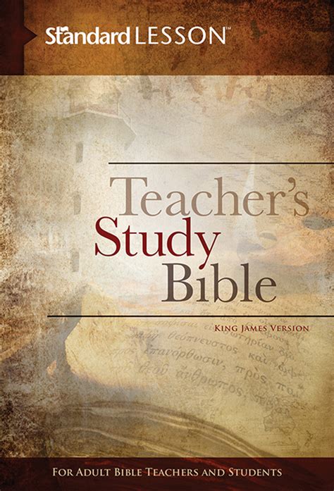 Standard Lesson Teachers Study Bible King James Version Hardcover