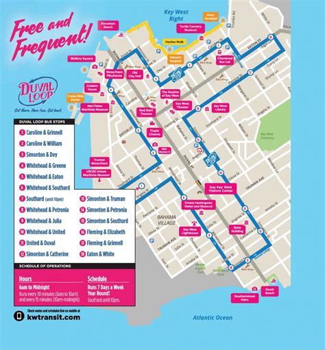 Printable Street Map Of Key West Fl Free Printable Maps