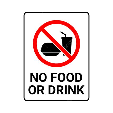 No Food Or Drink Clipart Image