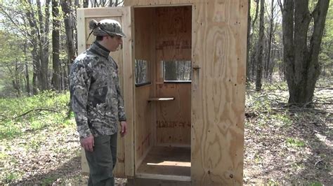 How To Build A Deer Blind Youtube