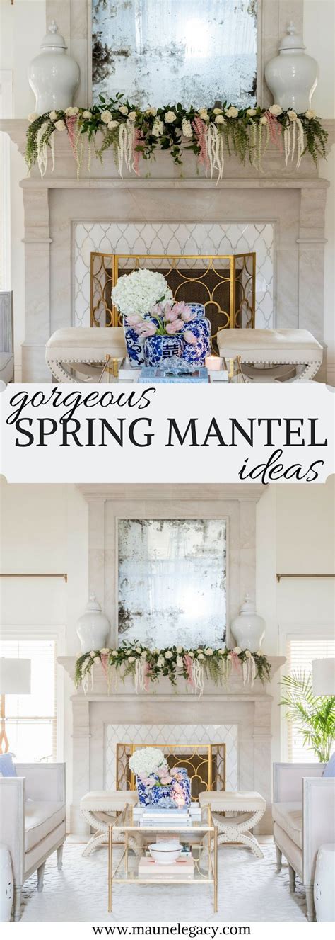 Spring Mantel Decor Ideas Home Design And Lifestyle Jennifer Maune