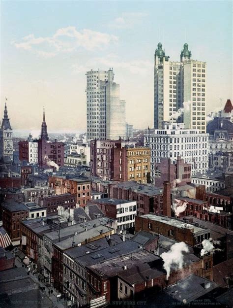 Сочно как в Бандах Нью Йорка Фото мегаполиса 1900 х в цвете