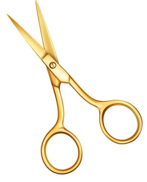 Png قیچی طلایی Golden Scissors Png دانلود رایگان