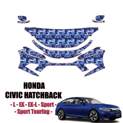 2022 2024 Honda Civic Hatchback Pre Cut Paint Protection Ppf Kit