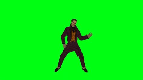 joker dancing green screen youtube