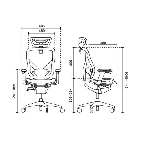 Ergonomic Chair Dimension Ubicaciondepersonascdmxgobmx