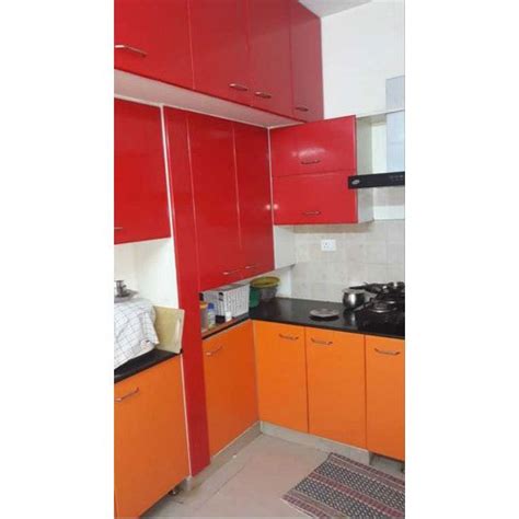 Waterproof Plywood L Shape L Shaped Modular Kitchen At Rs 90000unit In
