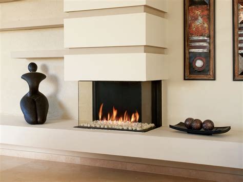 Panorama 75 Gas 3 Sided Built In Fireplace By British Fires Modern