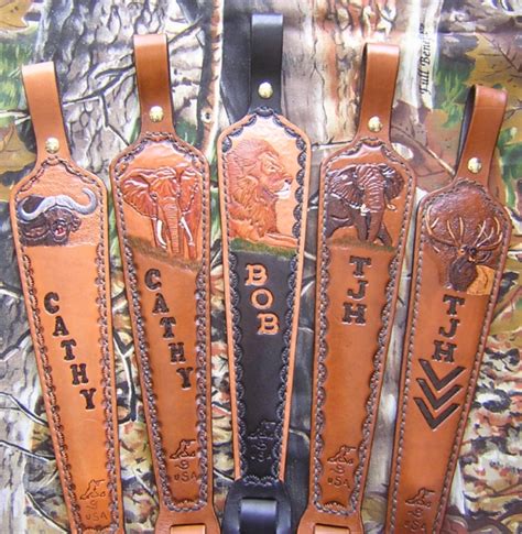 Custom Leather Rifle Slings Hand Crafted By Lever