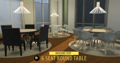 6 Seat Round Table At Jorgha Haq Sims 4 Updates