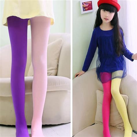 Springautumn Candy Color Children Tights For Baby Girls Kids Cute