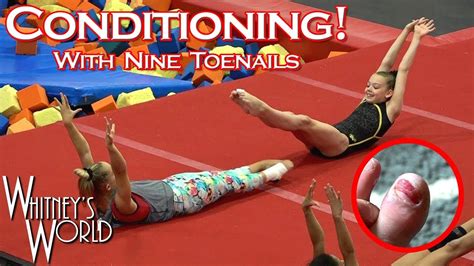 Gymnastics Conditioning With 9 Toenails Whitney Bjerken YouTube