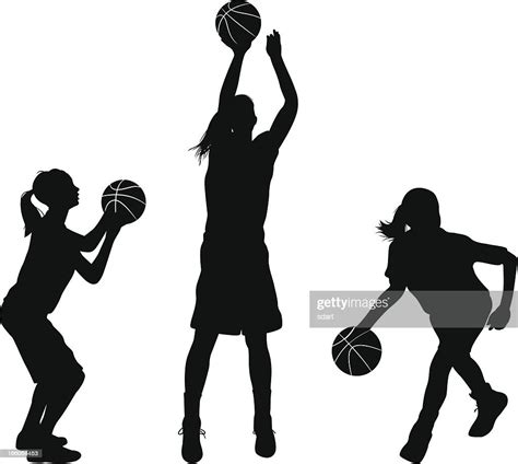 Female Basketball Players High Res Vector Graphic Getty Images