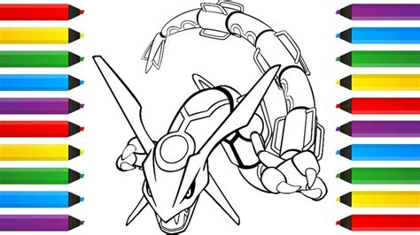 Pokémon Rayquaza Coloring Book Pages Speed Coloring Coloring Library