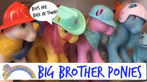 Vintage My Little Pony Big Brother Ponies Youtube