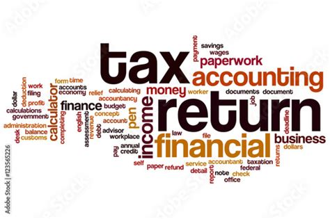 Tax Return Word Cloud Buy This Stock Illustration And Explore Similar