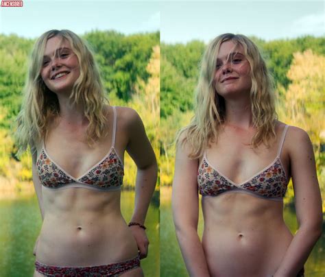 Naked Elle Fanning In All The Bright Places