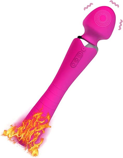 Safe Useful Sex Toys For Lovers G Spot Heating Nice Dual Head Vibrator Magic Av Body