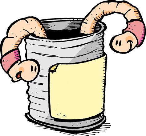 Two Worms In A Can Clipart Can Of Worms Clip Art Png Download
