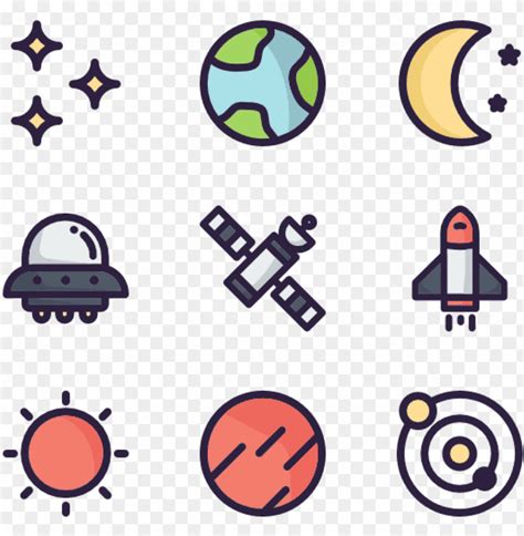 Space Icon Set Space Icon Png Free Png Images Toppng
