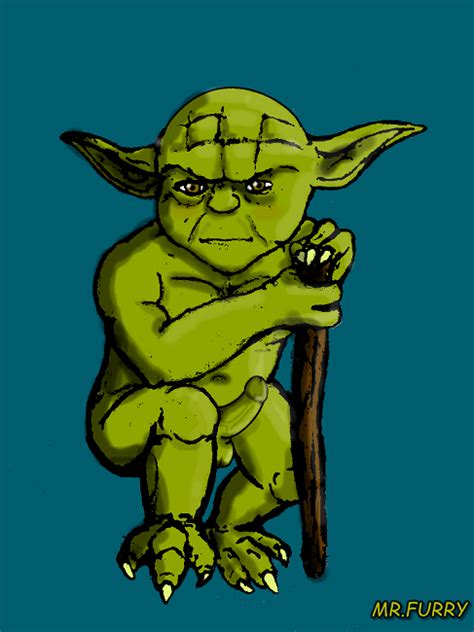 Rule 34 Green Skin Male Male Only Mr Furry2 Nude Old Man Solo Star Wars Yoda Yodas Species