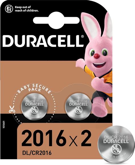 Duracell Dl2016cr2016 Batteria Bottone Al Litio 3v Con Tecnologia