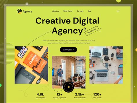 Creative Design Agency Website Behance