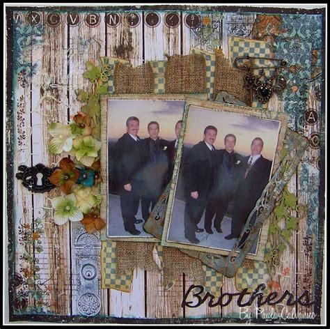 Brothers Swirlydoos Round Robin Paper Crafts Scrapbook Brother