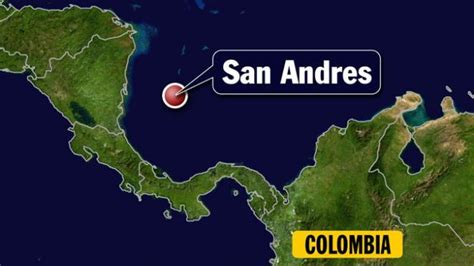 29 San Andres Colombia Map Maps Database Source