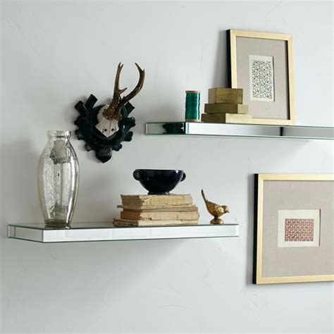 Mirrored Wall Shelf A Smart Way To Add Your Home Interior Value