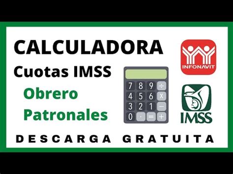 Calculadora De Cuotas Obrero Patronal Imss Youtube Hot Sex Picture My