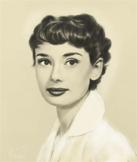 Audrey Hepburn Drawing From Life By Regretsmyl On Deviantart