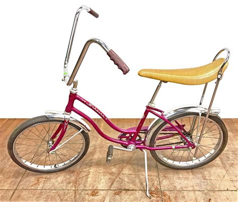 Bid Now Vintage Schwinn Fair Lady Stingray Banana Seat Bicycle