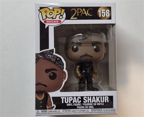 Funko Pop Tupac Shakur Vest With Bandana 158 Rocks 2pac