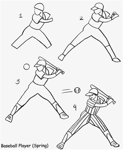 How To Draw A Baseball Printable Step By Step Drawing