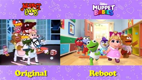Muppet Babies Side By Side Comparison Original Vs Reboot Intro Youtube