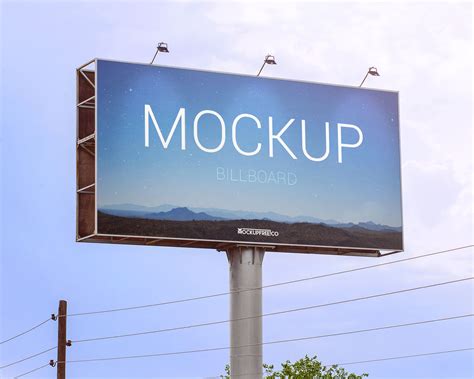 Outdoor Advertising Billboard Mockup Free Psd Templates