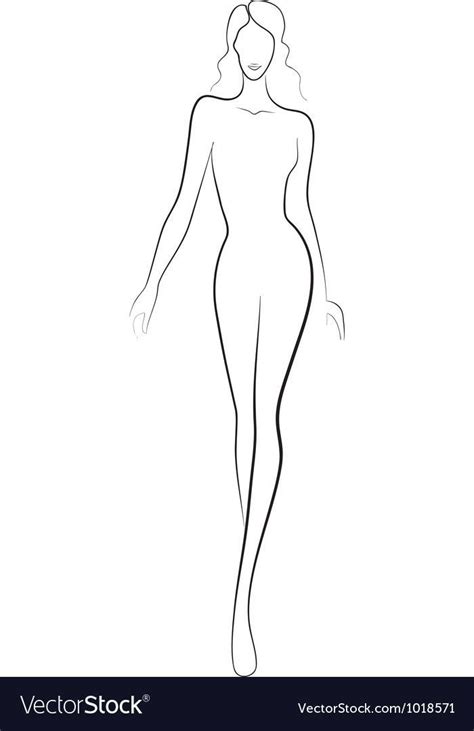 学习画画 - Salvabrani | Fashion model sketch, Fashion model drawing