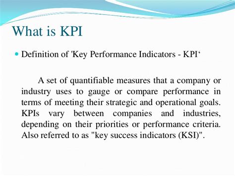What Is A Kpi Definition Examples And The Ultimate Guide Photos