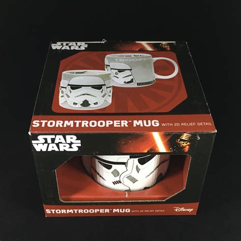 Star Wars Stormtrooper Ceramic 2d Relief Mug Zeon Ebay