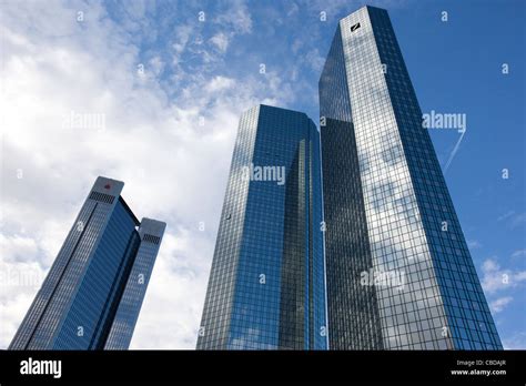 Deutsche Bank Headquarters Frankfurt Am Main Frankfurt Germany Stock