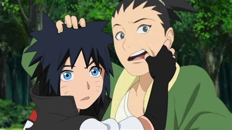 Sasuke And Narutos Son And Shikamaru And Gara Boruto Naruto